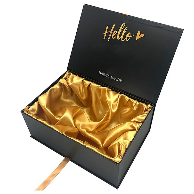 Luxury Rigid Boxes Magnet Close Custom Packaging Gift Box for Scarves Clothes Perfume Wigs