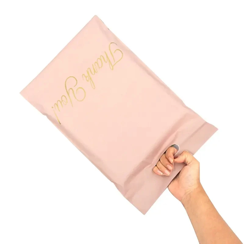CTCX Packaging Bags For Clothing Poly Mailers With Handle Plastic Nude Courier Bag Poly Mailer Polymailers With Handle Verified