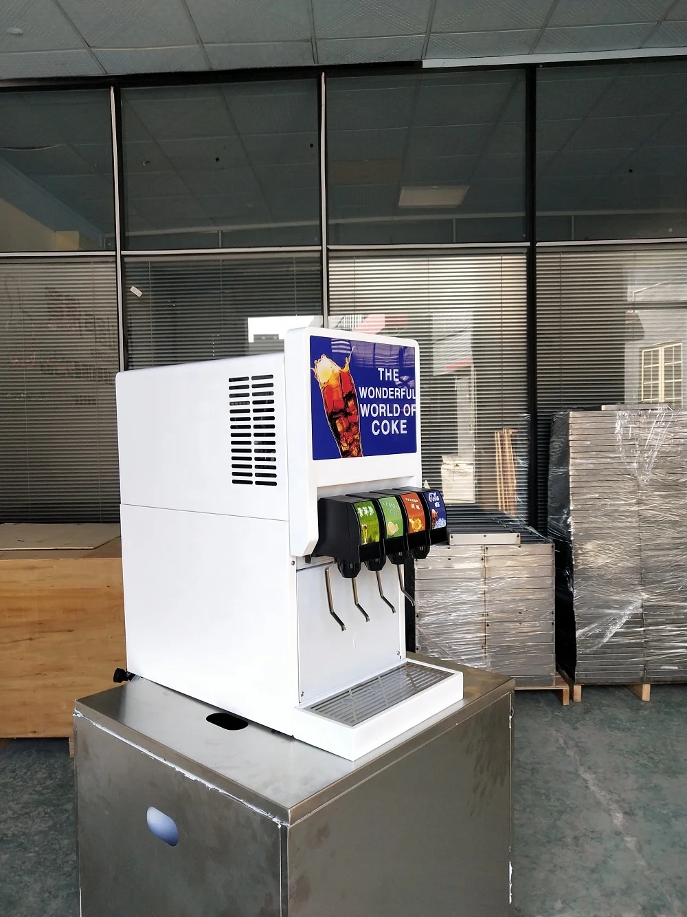 Commercial fast food restaurant Cold Drink Soda Cola making Dispenser with Tap