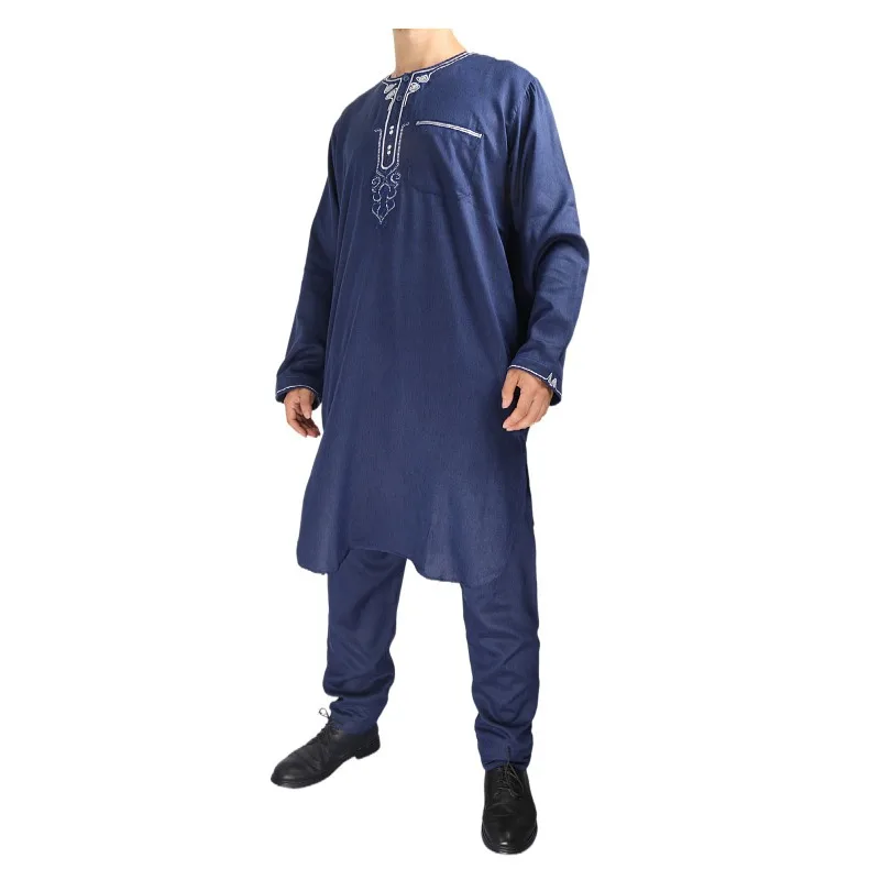 Wholesale new sudan muslim abaya thobe mens dress jubah man islamic thobes
