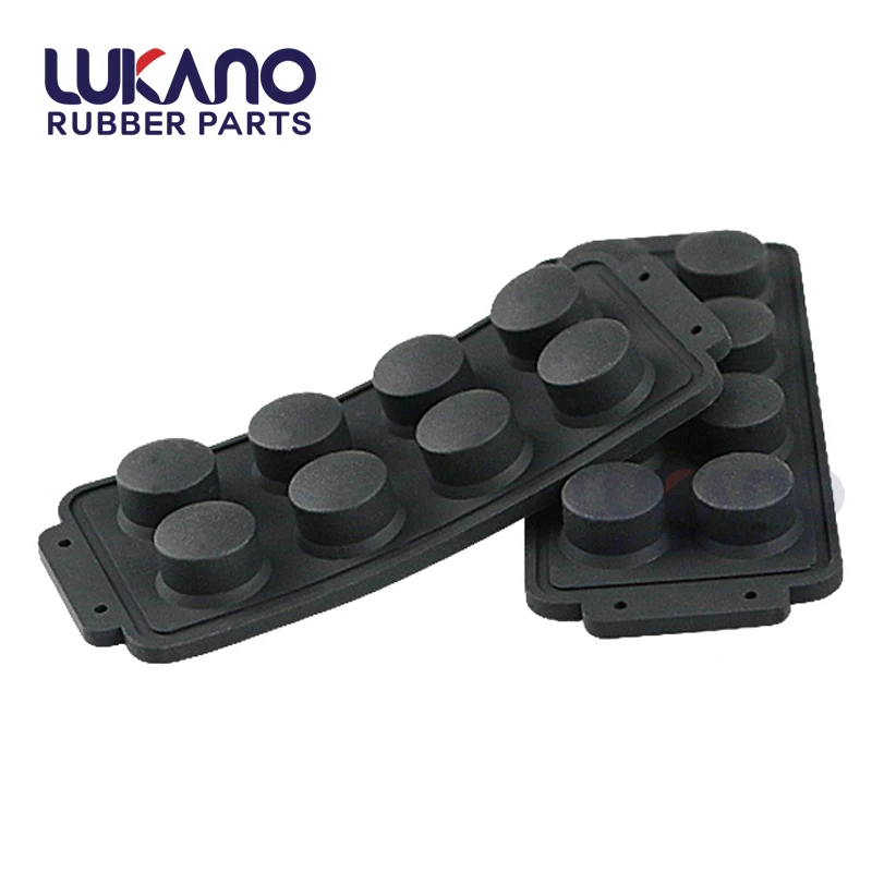 Custom design laser etching rubber membrane buttons