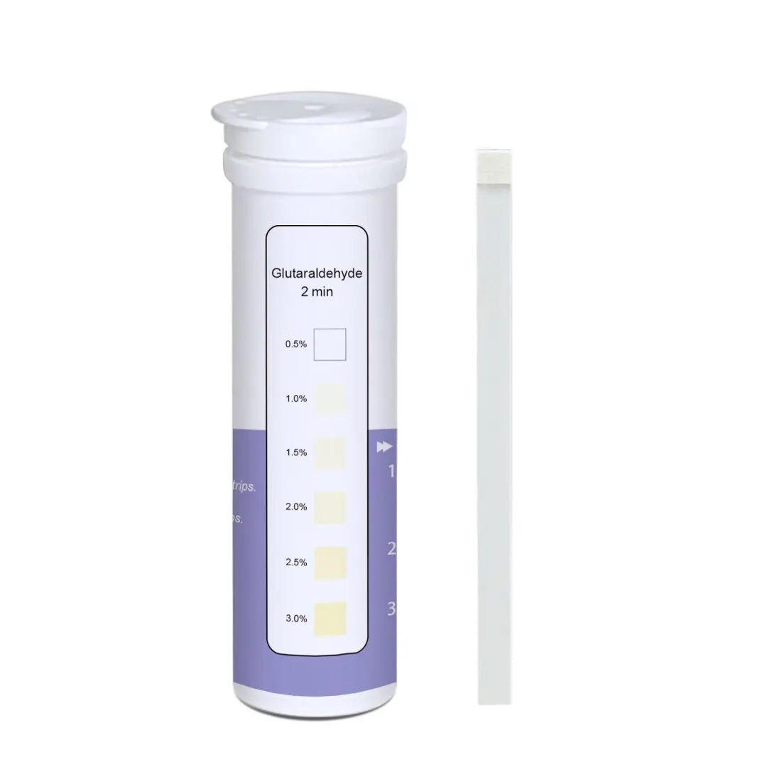 Customized Package 50 & 100 Counts Glutaraldehyde Water Test Strips