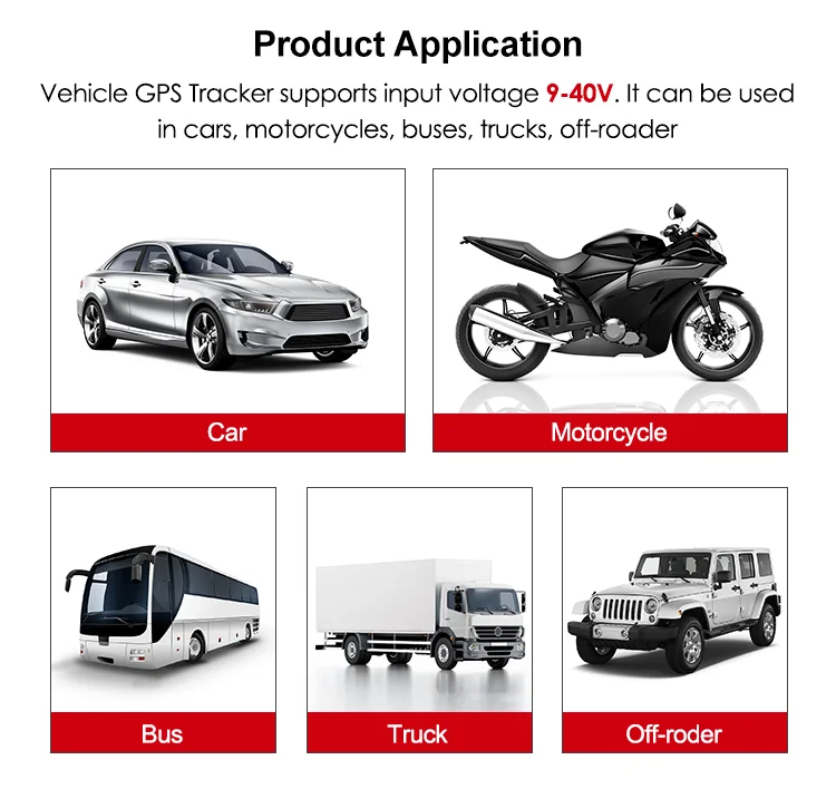 High Quality GPS Tracker with ACC Alarm Panic  SOS Button Call Tracking Device for Car Truck Bus Taxi Tracking GPS Tracking