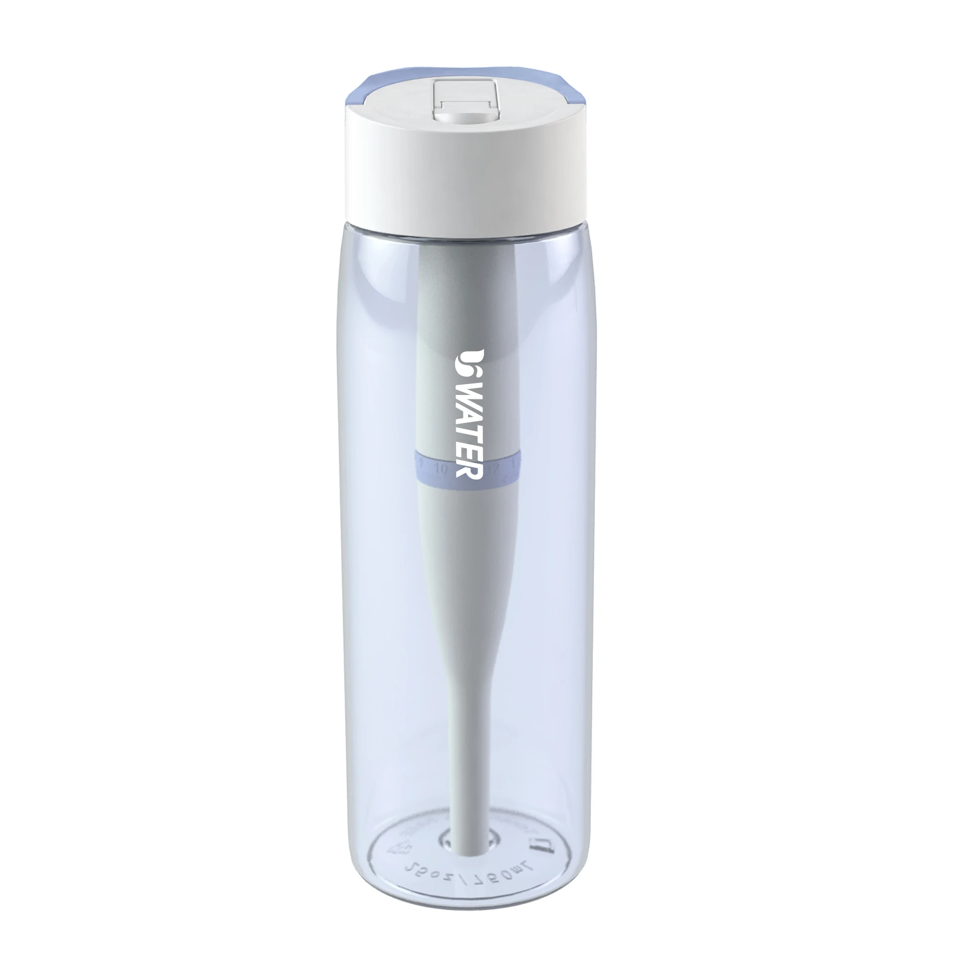 Outdoor camping water filter bottle pipette replaceable filter element leakproof and BPA-free