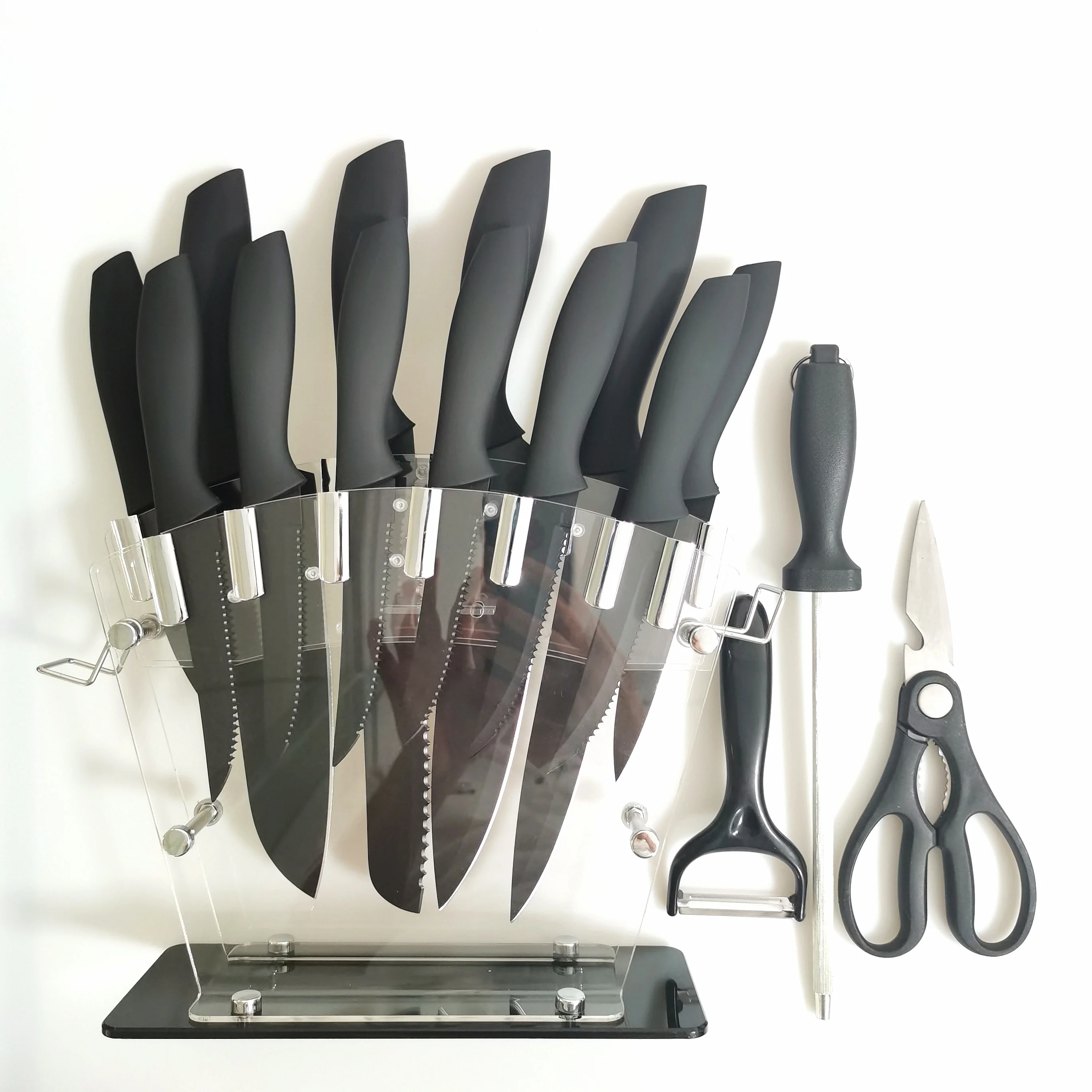 High-quality custom stainless steel kitchen knife set 16-piece kitchen knife set