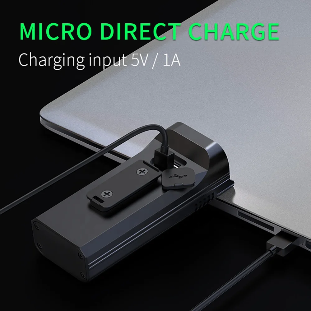 Waterproof IPX5 remaining battery power indicator bike light aluminum alloy USB Rechargeable bicycle lights set accessories