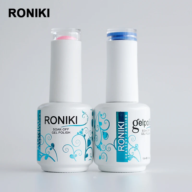  RONIKI global fashion отмачиваемый УФ-гель оптовая продажа органический Цветной Гель-лак для ногтей от частного