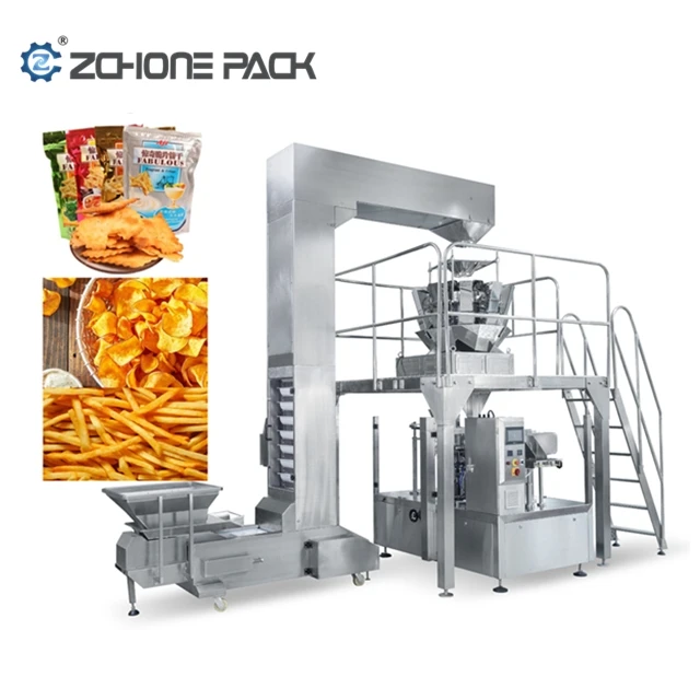 Multi-function automatic nuts/potato chips/cereal/granule/popcorn doypack pouch rotary snack packaging packing machine of  price