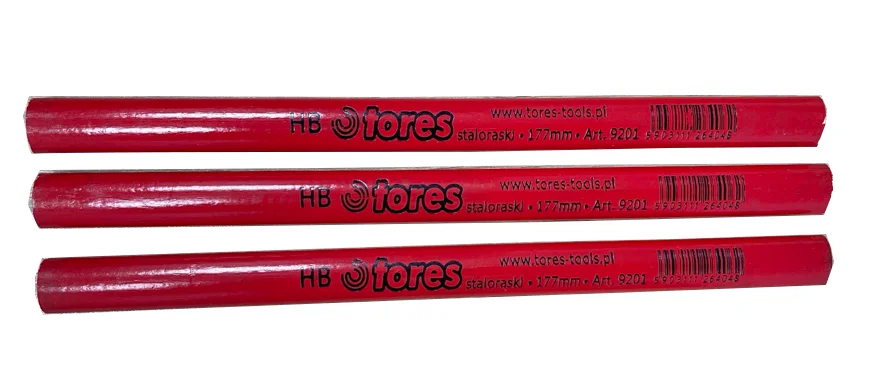 HB 4H Customized Logo Promotional Pencil Natural Wood Construction Builders Carpenter with Round Oval Octagonal-Standard Pencils