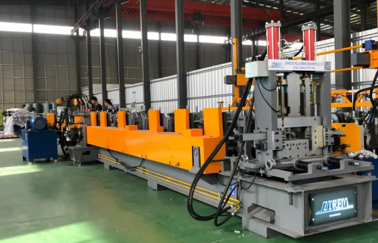 Full Automatic Muti Function CZ Purlin Roll Forming Machine in North America