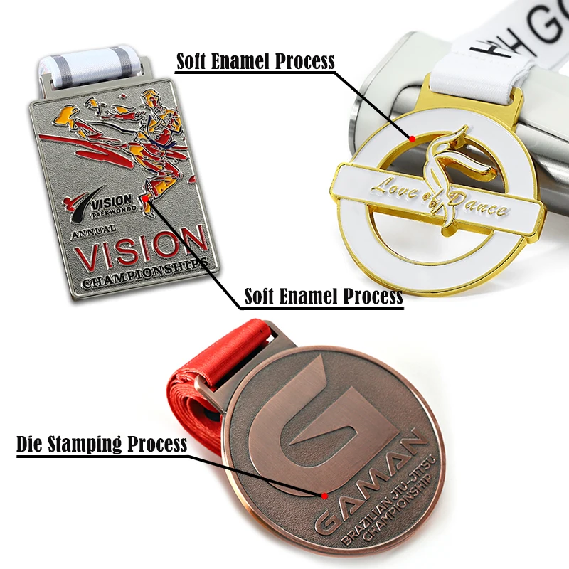 Souvenir Gifts Award Medal Manufacturer Customized Sports Medals 3D Swim Swimming Soccer Football Marathon Run Running Medal