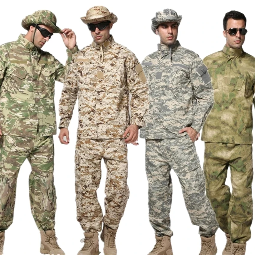 Woodland digital ACU tactical uniform tactical clothing camouflage outdoor fight suit combat uniform