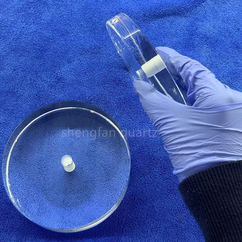 Large Transparent Jgs1 jgs2 Fused Silica Plate  UV Quartz Glass Plate With Holes