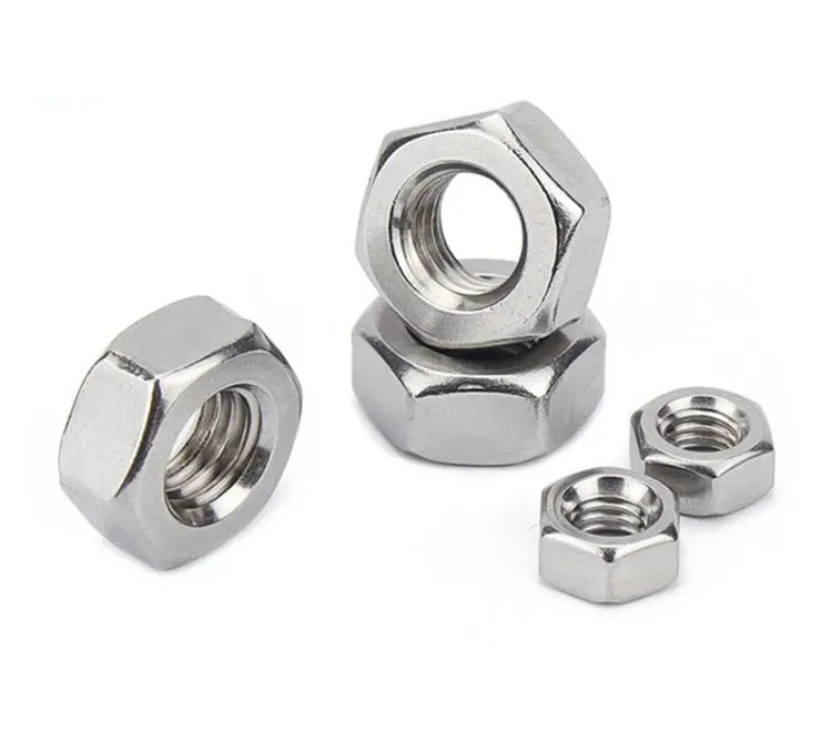 Factory direct products  High quality Din934 Stainless steel Hexagon nuts