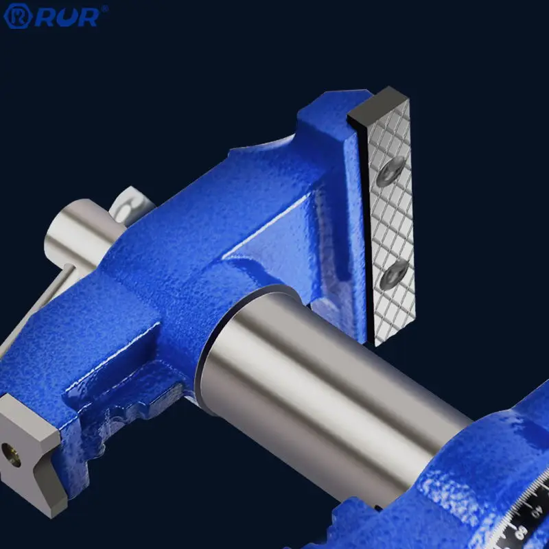 Heavy Duty Double Jaw Swivel Base woodworking table Bench Vise with AnvilClamp body clamp seat 360 degrees