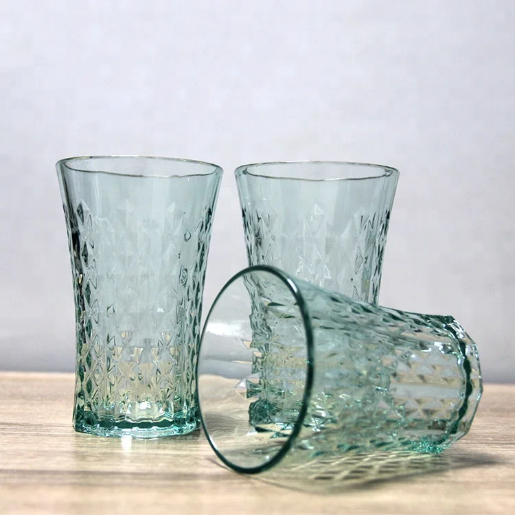 Chinese Manufacturer Premium Drinking Glasses Custom Plastic Juice Cup Acrylic Glassware Cipher Drinking Glass Plastic Glasses