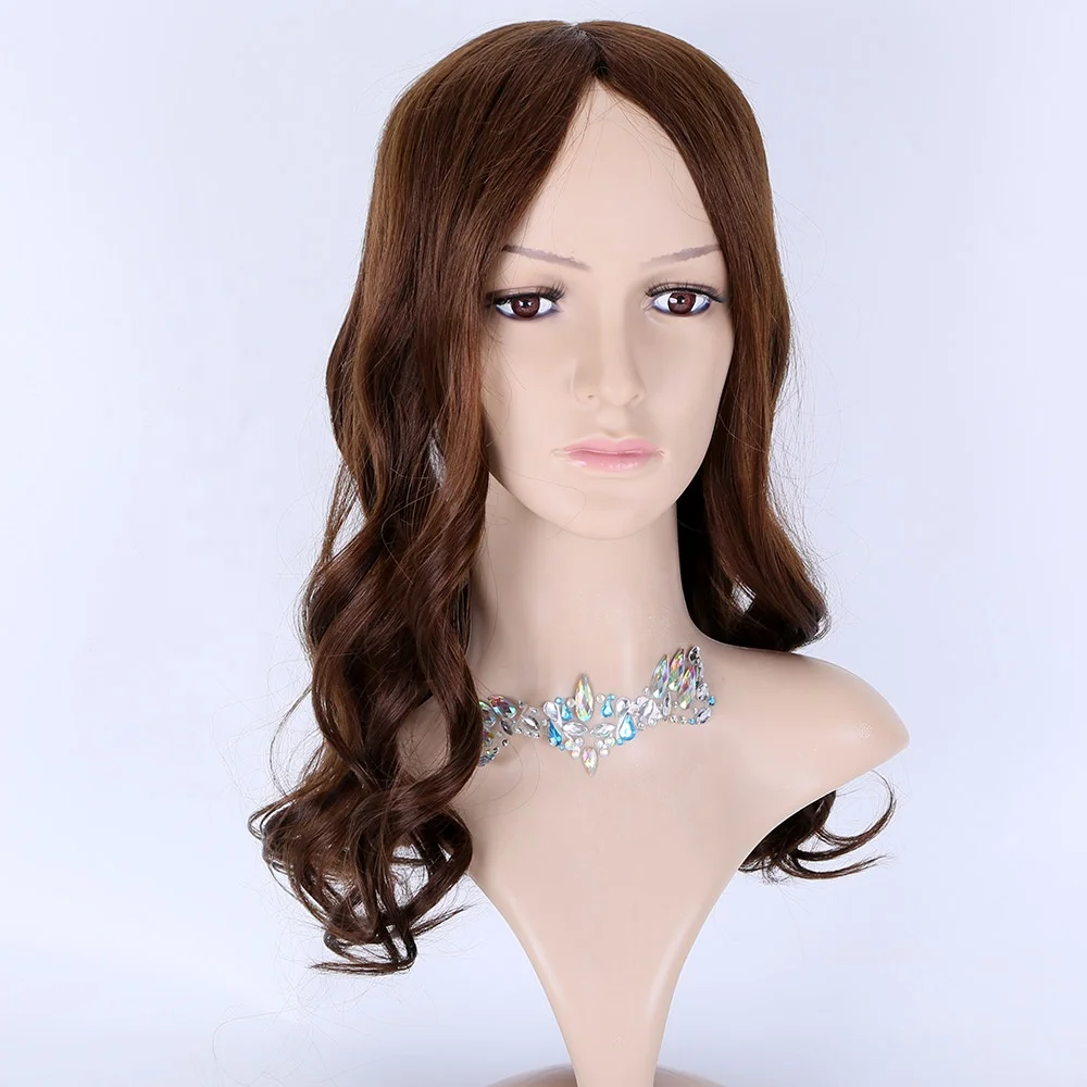 100% European Virgin Silk Top Human Hair Topper Wefted Topper Air Dries Straight 9x9 Silk Base Wig Women Toupee 18 Inches 4#