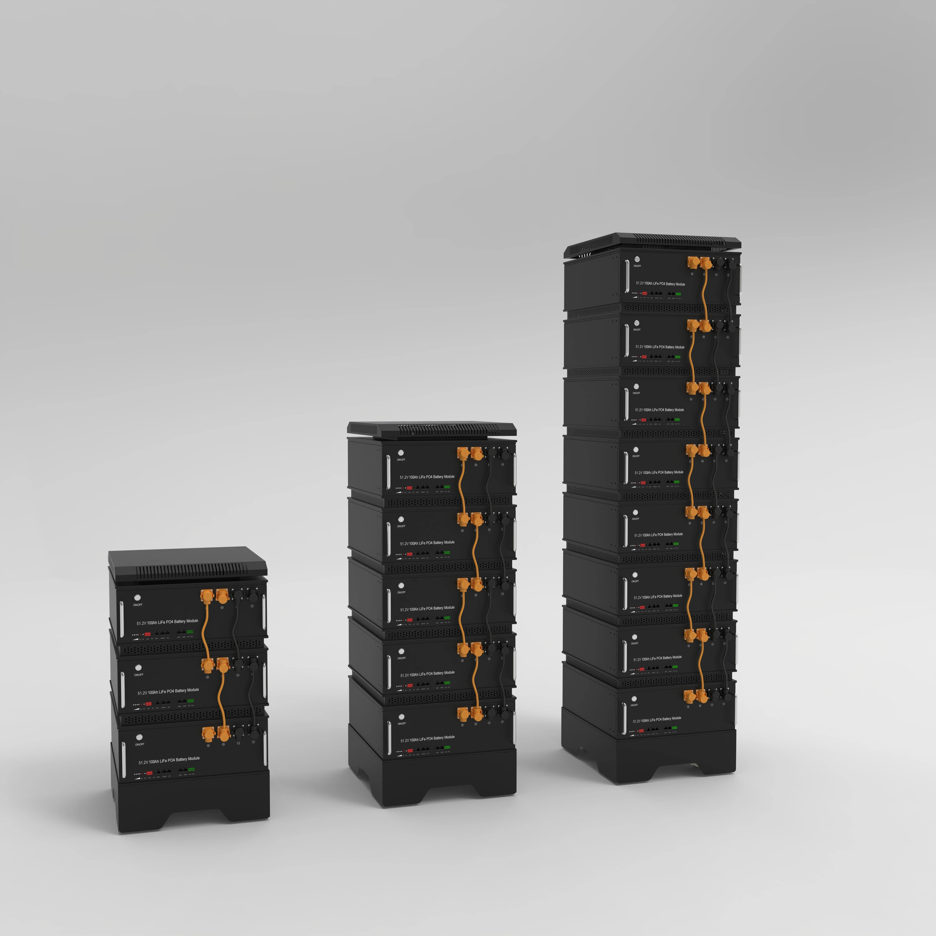 Low-Voltage Modulized Residential 48V 100Ah 200Ah 5kwh 10kwh Solar Energy Systems stack rack battery