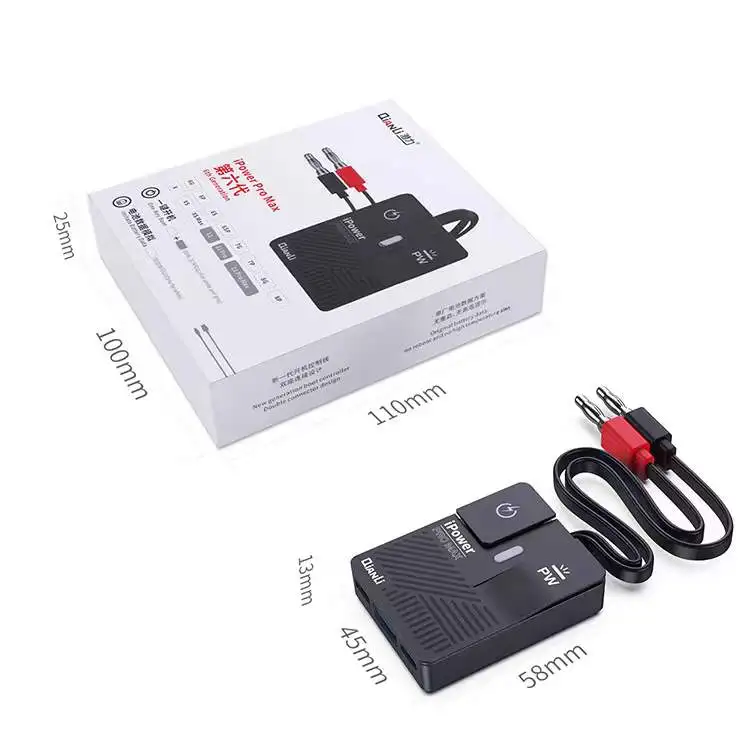 Новейший кабель питания постоянного тока QIANLI IPower Pro Max с переключателем для iPhone 6-11Pro ремонта материнской платы