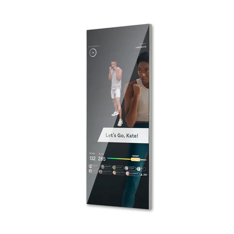 FaGym  Virtual Magic Mirror Touch Screen Fitness Smart Interactive Wall Mount