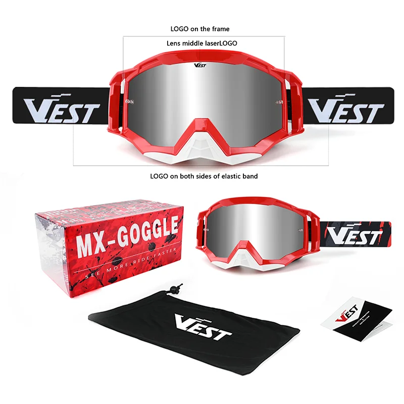 Best Motocross Goggles Mx motorcycle Goggle Manufacture custom wholesale OEM moto motorbike goggles