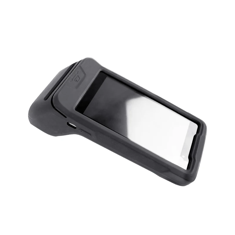 WJM New Arrival Black Silicone Shockproof Dustproof POS Case Silicon Cases Protective Cover For Nexgo N86