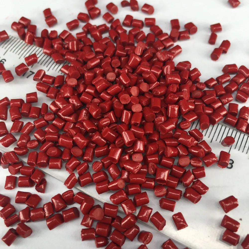  Низкая цена красная маточная смесь hdpe для красного