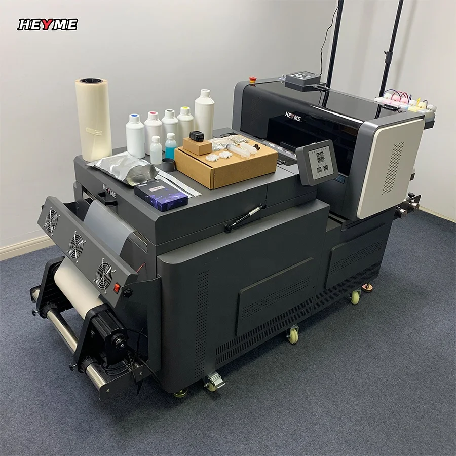 Heyme Commercial DTF Printer 13inches16inches24inches double xp600 i3200 DTF Printer with Powder shaker
