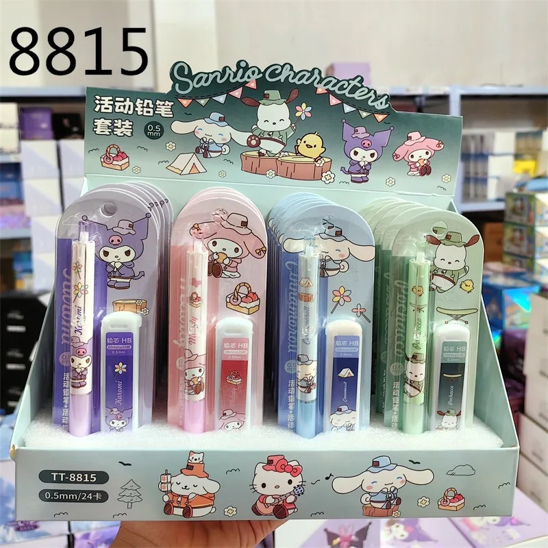 DHF596 2023 Sanrio механические карандаши моя мелодия Kuromi Cinnamoroll 0 5 мм автоматические