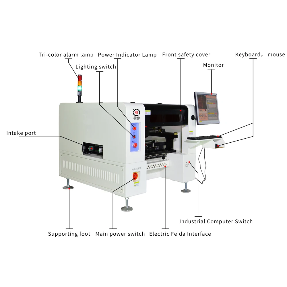 High Speed Automatic LED Strip Making Machine  Pick Place Machine SMT SMD LED Manufacturing Machine Line