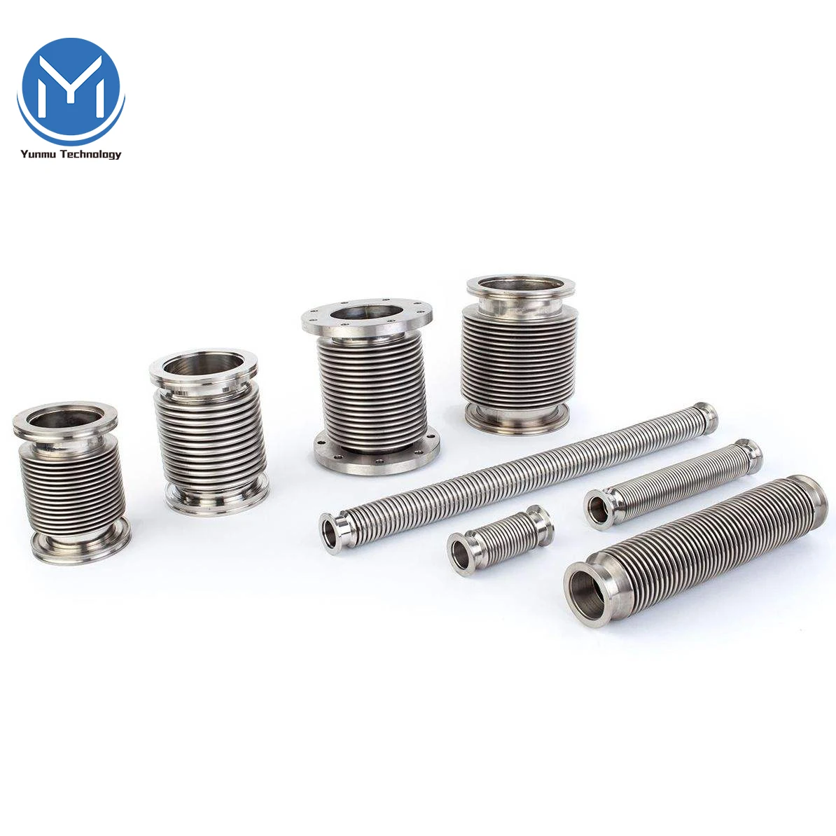 Vacuum Bellow Hose Pipe Product Flexible Corrugated SS Bellow Stainless Steel New Hexagon OEM Steel Flanges Threaded Flange 304N