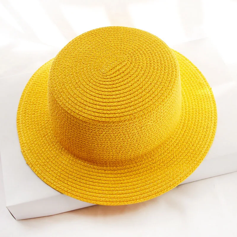 Women Cheap Straw Hat Bow Small Shade Fresh Style Hat Summer Beach Holiday Straw Hats High Quality Summer Carton Trade Assurance