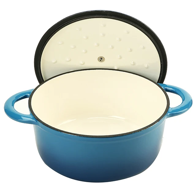 Non stick enamel cast iron casseroles saucepan  Braise pot Dutch Ovens Round stew pot