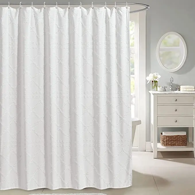 light jacquard sheer curtains