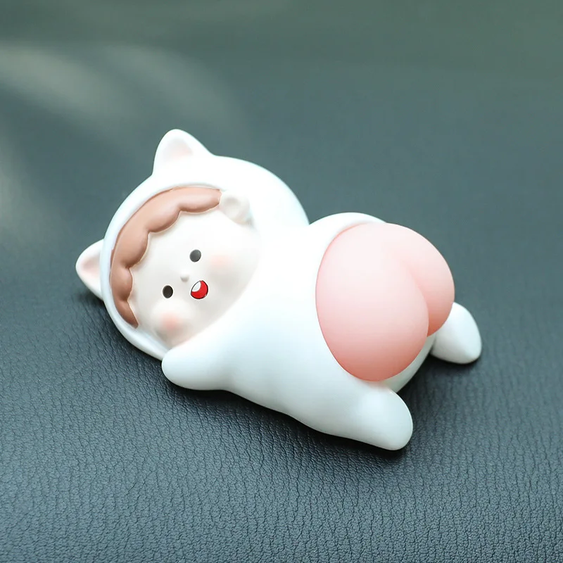 Lucky Piggy Funny Car Display Decoration Stickers Auto Interior Decoration,Car Dashboard Piggy Cute Car Interior Decor