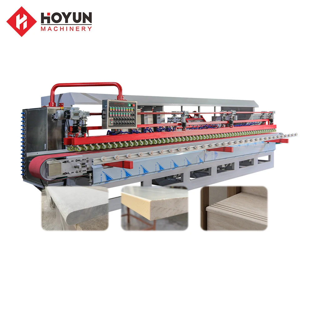 Hongyi Professional Ceramic Tiles Polishers Lines Shaping Stone Edge Grinding Machine Marble Cutting Polishing Machine For Tiles