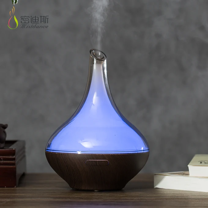 Grain Aromatherapy Machine Amazon Air Diffuser Humidifier Ultrasonic Aroma Diffuser 200ml Dark Wood New Technology Manual ROHS