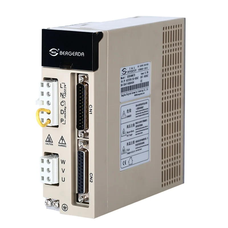 Хорошее качество, низкая цена, 50 Вт, 220 В, серводвигатель переменного тока, 3000 об/мин, серводвигатель с 2500 линейным энкодером ppr