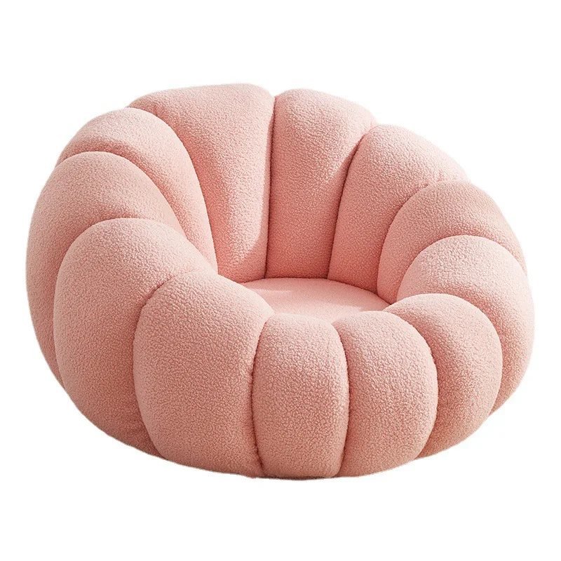 Wholesale Indoor Living Room Office Soft High-quality Cashmere Velvet Beanbag Sofa Chairs
