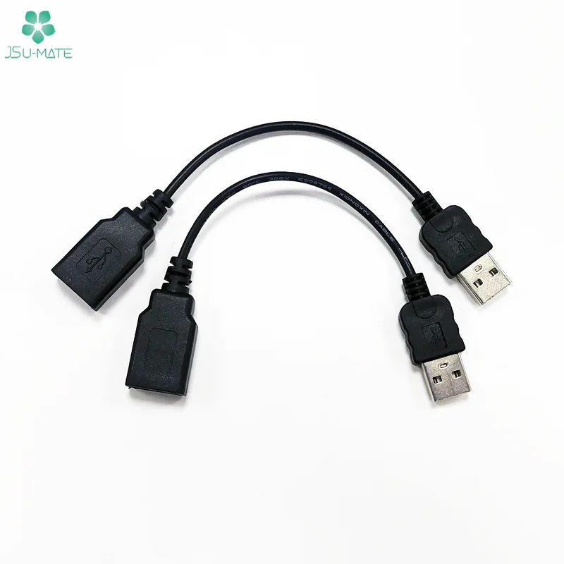 Custom 20CM 30CM USB A Male To Female USB Extension Cable Cord 2.0 USB Extension Data Cable
