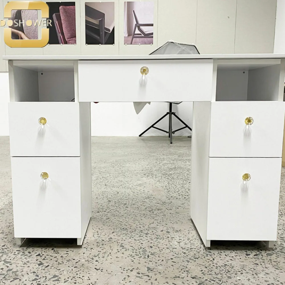 Manicure stool with pedicure spa chair for led light manicure station factory of single technician nail table