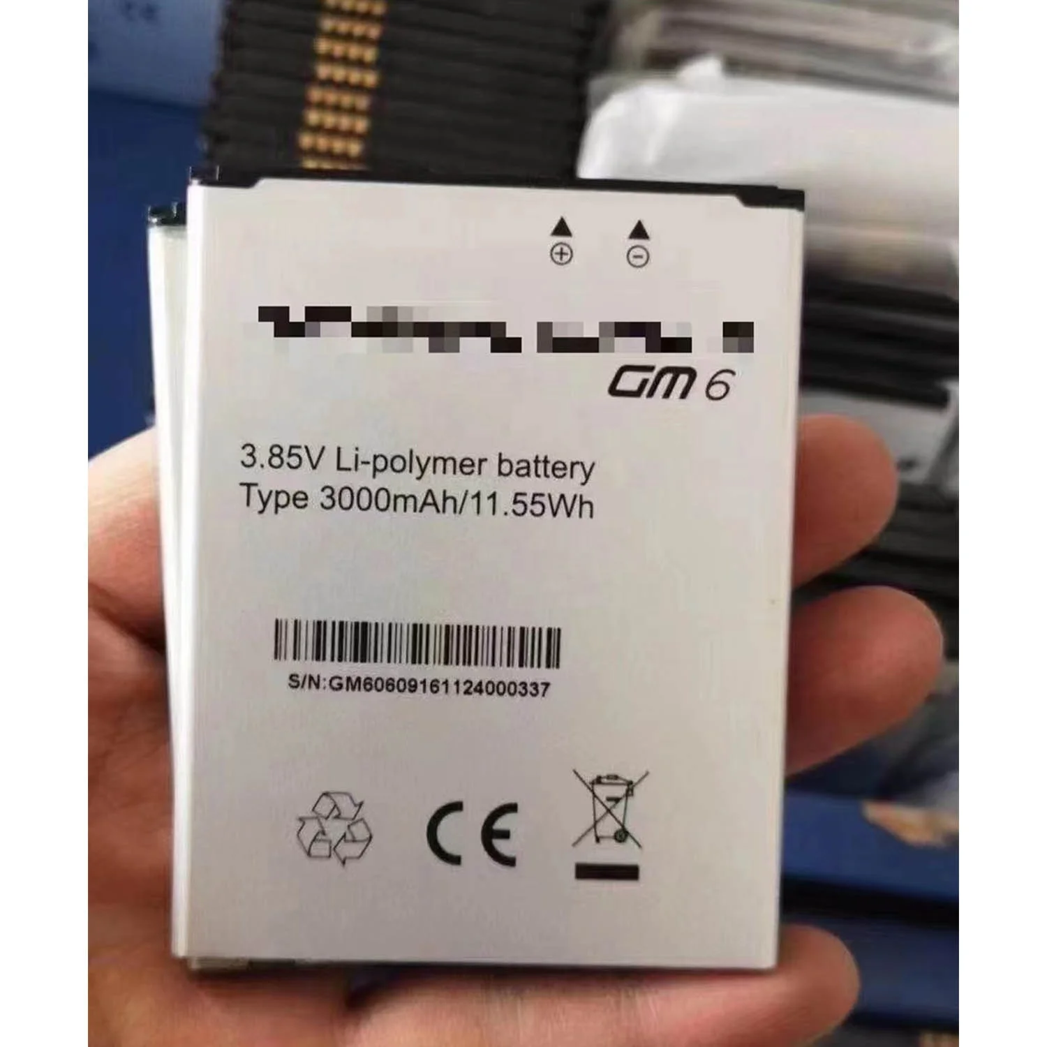 3500mAh GM6 G006 GM8 Factory price Polymer Lithium-ion Battery Mobile Phone Battery for General Mobile GM8 Go Dual