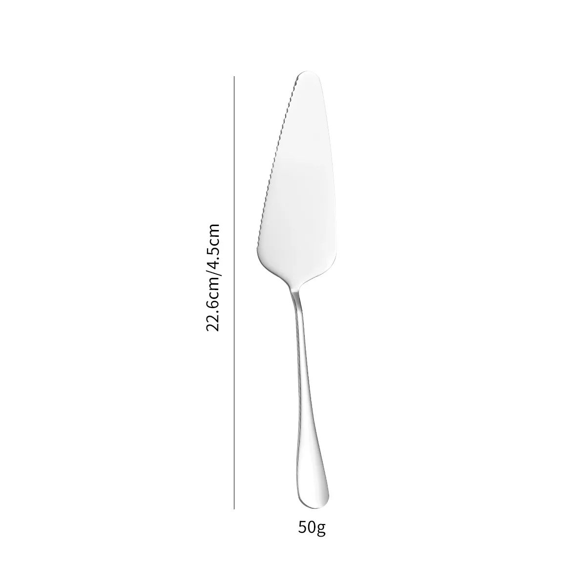 New Arrival Kitchen Stainless Steel Serrated Edge Cake Server Blade Cutter Baking Pastry Spatulas Pie Pizza Server Cake Cutter