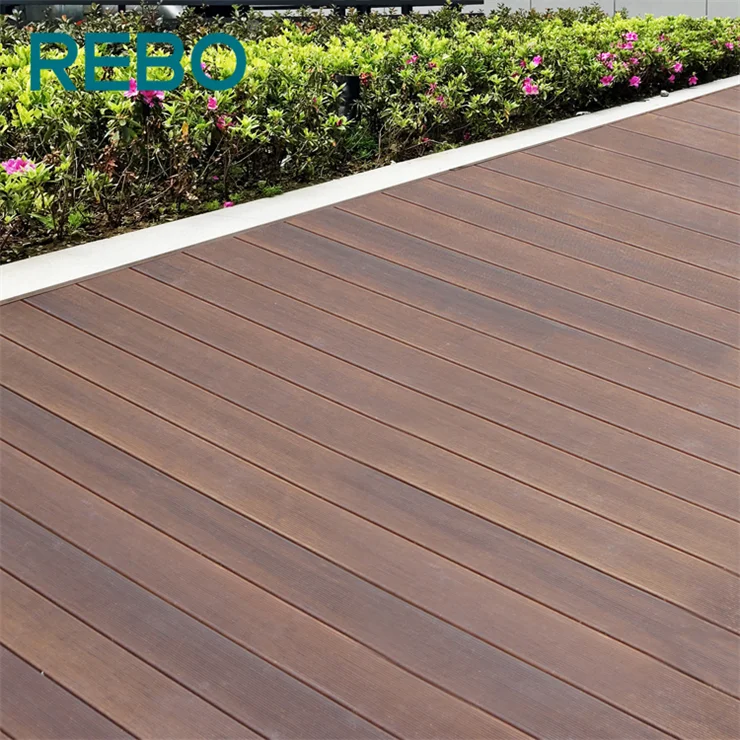 Fireproof Eco Forest Outdoor Bamboo Timber Decking Flooring Board