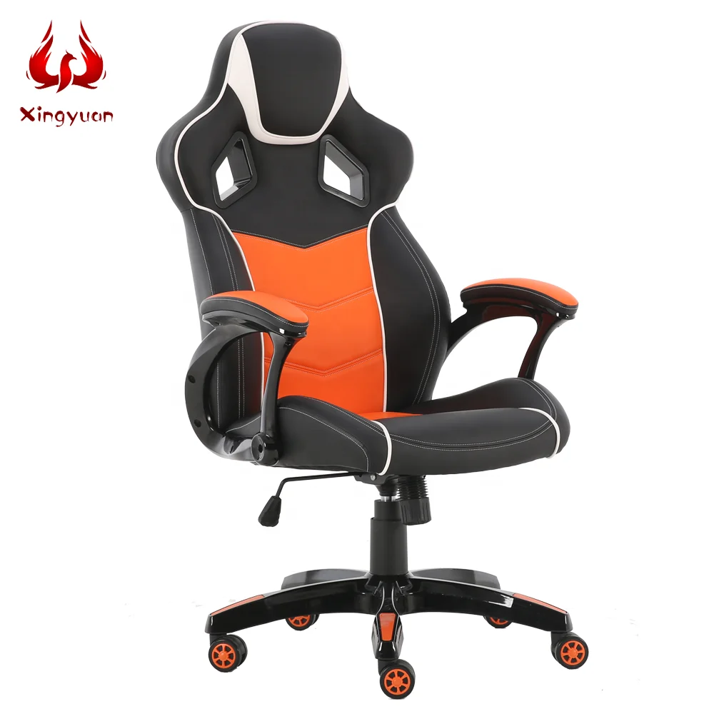 Custom Logo PU Leather Gaming Chair PC Office Chair Racing