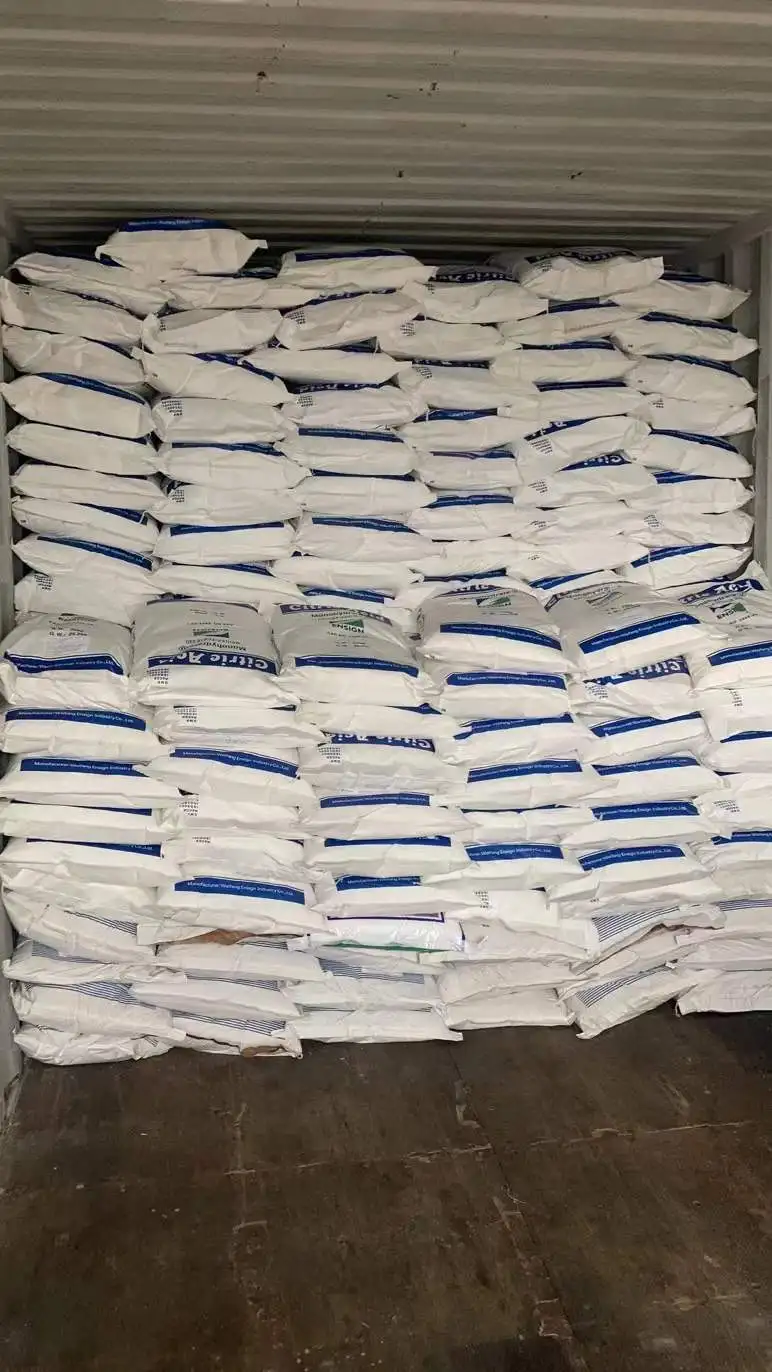 Лимонная кислота безводная пищевая лимонная кислота weifang ensign E330 производство лимонной кислоты