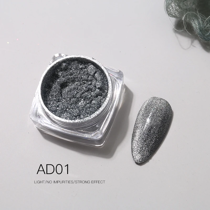 China Manufacturer Epoxy Resin Cat-eye Magnetic Nails Pigment 3 D Cat Eye Magnets Nail Pigments