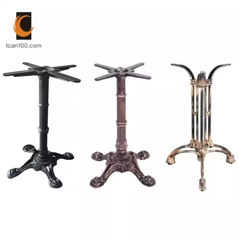 Cast Iron Table Legs Restaurant Table Metal Base Legs Coffee Patio Cafe Table Legs