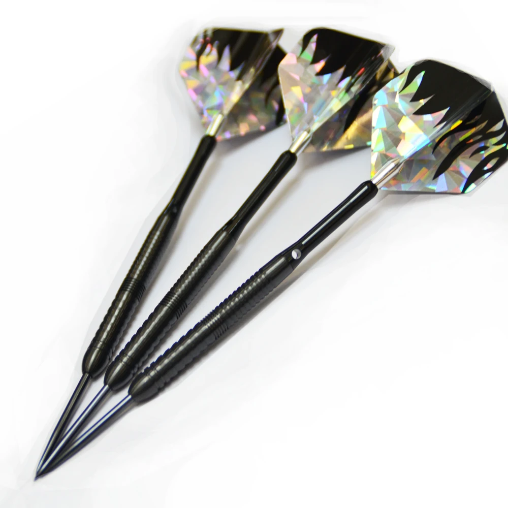 21g 22g 23g 24g 25g 26g Black PVD Titanium coated Steel Tip Tungsten Darts Barrels Dart sets With shafts & Flights