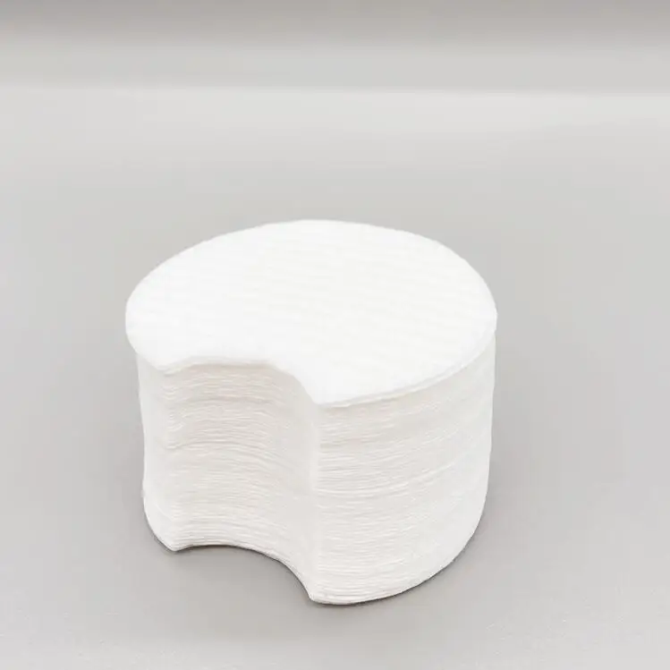 2022 New Design Facial Care round embossed non woven facial pads And Non Woven Round Makeup Cotton Cosmetic Pads